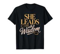 Womens Bible Study Leader She Leads Wisdom Proverbs Faith 31 T-Shirt