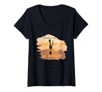 Womens Bible Verse Mark 11:24 Therefore I say unto you, What... V-Neck T-Shirt