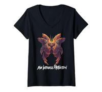 Womens Biblically Accurate Angel Seraphim Archangel Bible Catholic V-Neck T-Shirt
