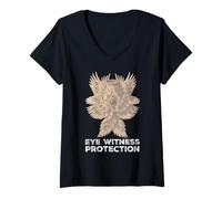 Womens Biblically Accurate Angel Seraphim Archangel Bible Catholic V-Neck T-Shirt