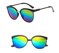 Womens Big Mens Womens Retro Big Frame Vintage Rapper Sunglasses Eyewears Tank Top Gepolstert (H, One Size)