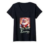 Womens Big Nick Energy V-Neck T-Shirt