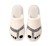 Women's Big Toe Slippers Novelty Plush Warm Indoor House Shoes | Novelty big-toe styling adds playful character, while the plush finish provides cosy warmth for bedrooms and home lounging.