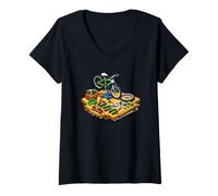 Women's Bike Kitchen Wrench Identity V-Neck T-Shirt