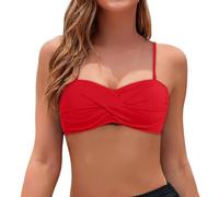 Women's Bikini Top Mix Match Plain Printed Bandeau Top Non-Wired Bikini Tops Strapless Swimwear Swimsuit Bathing Push Up Triangle Halterneck Sexy Bra Beach Party Swim Holidays