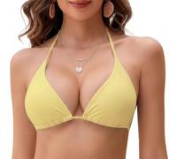 Women's Bikini Top Sexy Triangle Bikini Padded Tops Adjustable String Bikinis Swimwear Beach Bathing Suits