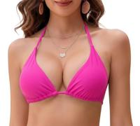 Women's Bikini Top Sexy Triangle Bikini Padded Tops Adjustable String Bikinis Swimwear Beach Bathing Suits