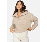 Billabong Lost Heaven Half Zip Sweater Beige M Woman