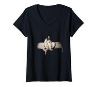Womens Billie Eilish Official Sweet Dreams V-Neck T-Shirt