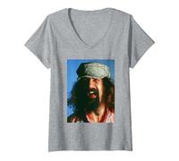 Womens Billy Connolly Stand-Up Comedian Humblebums Musician V-Neck T-Shirt