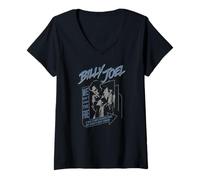 Womens Billy Joel - Always Burning V-Neck T-Shirt