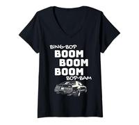 Womens Bing Bop Boom Boom Ken Meme For Men Women Kids V-Neck T-Shirt