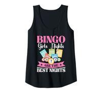 Womens Bingo Girls Night Are The Best Nights Gambling Lottery Tank Top