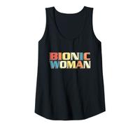 Womens Bionic Woman - Get Well Hip Replacement Surgery Recovery Tank Top
