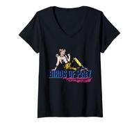 Womens Birds Of Prey Harley Quinn Emancipation V-Neck T-Shirt