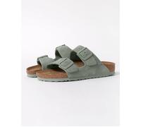 Women's Birkenstock Arizona Suede Leather Womens Sandals - Grey