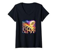 Womens Bitcoin is There for Everyone V-Neck T-Shirt