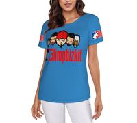 Women's Bizkit Rap Rock Band Limp Tshirts Fashion Crewneck Short Sleeve Tee-Shirts Colorful Graphic Tops Multicoloured XXL