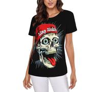 Women's Bizkit Rap Rock Band Limp Tshirts Fashion Crewneck Short Sleeve Tee-Shirts Colorful Graphic Tops Multicoloured M