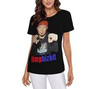 Women's Bizkit Rap Rock Band Limp Tshirts Fashion Crewneck Short Sleeve Tee-Shirts Colorful Graphic Tops Multicoloured XL