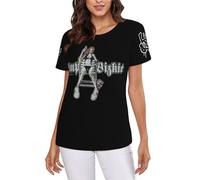 Women's Bizkit Rap Rock Band Limp Tshirts Fashion Crewneck Short Sleeve Tee-Shirts Colorful Graphic Tops Multicoloured M