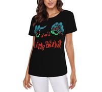 Women's Bizkit Rap Rock Band Limp Tshirts Fashion Crewneck Short Sleeve Tee-Shirts Colorful Graphic Tops Multicoloured M