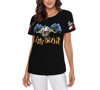 Women's Bizkit Rap Rock Band Limp Tshirts Fashion Crewneck Short Sleeve Tee-Shirts Colorful Graphic Tops Multicoloured S