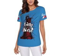 Women's Bizkit Rap Rock Band Limp Tshirts Fashion Crewneck Short Sleeve Tee-Shirts Colorful Graphic Tops Multicoloured S