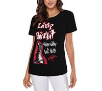 Women's Bizkit Rap Rock Band Limp Tshirts Fashion Crewneck Short Sleeve Tee-Shirts Colorful Graphic Tops Multicoloured M