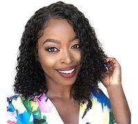 Women's Black African Small Curly Hair Pixie Cut Short Wavy Wig Heat-Resistant Synthetic Comfortable Breathable Short Curly Wig Suitable for Daily Party wear Black,14in (Black 14in)