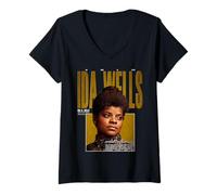 Women's Black History Investigative Journalist Civil Rights Legacy V-Neck T-Shirt