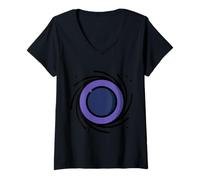 Womens Black Hole Astro Physics V-Neck T-Shirt
