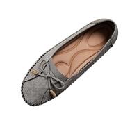 Womens Black Loafers Comfort Shoes Women UK Womens Shoes Size 8 Dress Casual for Women Comfortable Knit Breathable Lightweight Driving Walking Mesh for Work Comfort Wide Mens (Grey,6.5)