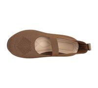 Womens Black Loafers Flat Shoes for Women UK Woman Sandals Size 9 Women Shoes with Round Toe Knit Mesh Breathable Casual Non Slip for Walking Casual Big Boys (Brown,6.5)