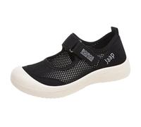 Womens Black Loafers Ladies Flat Shoes Size 6 Womens Shoes Casual Wedge Sandals Casual Comfortable Lazy Border Breathable Comfortable Women's Cloth Open Toe Heels (Black,6.5)