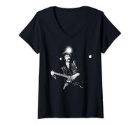 Womens Black Sabbath Tony Iommi Heavy Metal Live Born Again Tour V-Neck T-Shirt