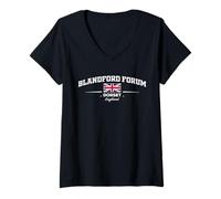 Women's Blandford Forum England V-Neck T-Shirt