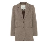 Women's blazer Ichi Ihkate Jacquard Marron M