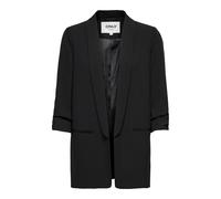 ONLY Women's Onlelly 3/4 Life Blazer TLR Noos, Black, 12 UK