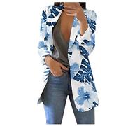 Women's Blazers & Suit Jackets Cropped Lounge Blazer Casual Open Front Coat Plus Size Formal Lapel Tops for Office Work Business UK OL Ladies