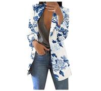 Women's Blazers & Suit Jackets Cropped Lounge Blazer Casual Open Front Coat Plus Size Formal Lapel Tops for Office Work Business UK OL Ladies