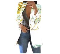 Women's Blazers & Suit Jackets Cropped Lounge Blazer Casual Open Front Coat Plus Size Formal Lapel Tops for Office Work Business UK OL Ladies