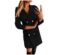 Women's Blazers & Suit Jackets Cropped Lounge Blazer Casual Open Front Coat Plus Size Formal Lapel Tops for Office Work Business UK OL Ladies