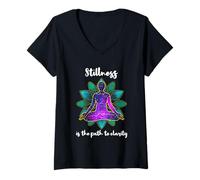 Womens Bless Thankful Inspiration Motivational Grateful V-Neck T-Shirt