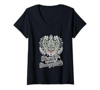 Womens Blessed Be Make It Biodegradable Witch Eco Earth Tree O Life V-Neck T-Shirt