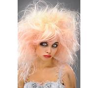 Womens Blonde and Pink Zombie Beauty Queen Wig
