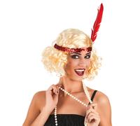 Women's blonde Charleston wig