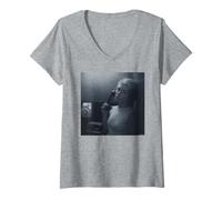 Womens Blondie Debbie Harry Hanging On The Telephone Simon Fowler V-Neck T-Shirt