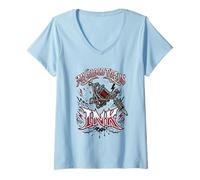 Women's Blood Type is Ink Tattoo Lover Inked Ink Addict V-Neck T-Shirt