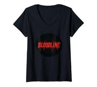 Womens Bloodline Roots for a Timeless Appeal V-Neck T-Shirt